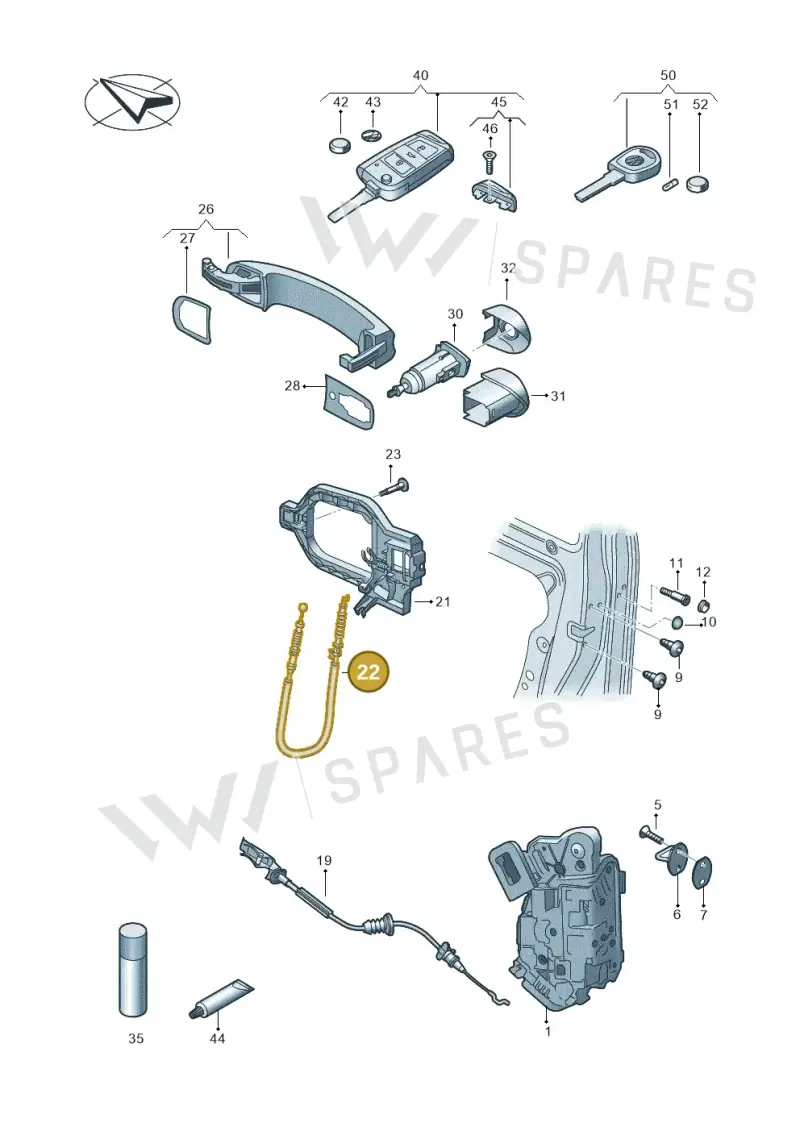 7C0837017F — Volkswagen E-Crafter 35 (2018-2024) diagram 806837000, position 22