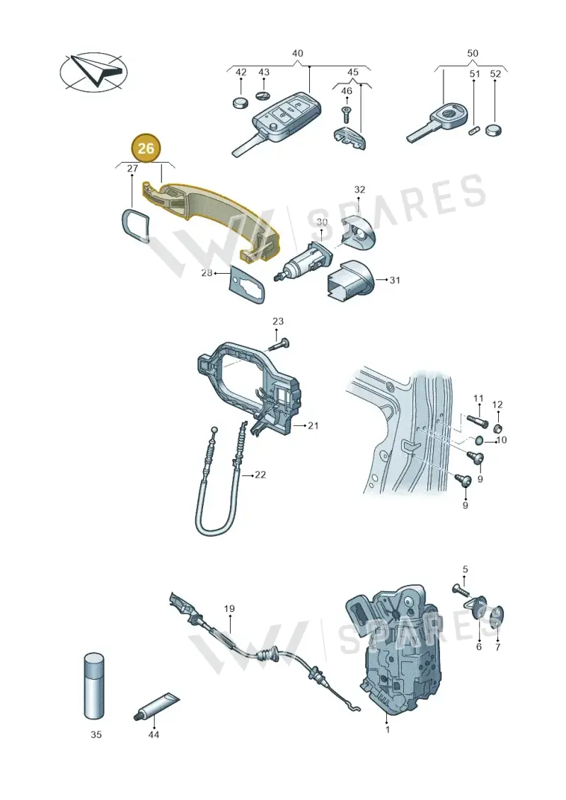7C08372073FZ — Volkswagen E-Crafter 35 (2018-2024) diagram 806837000, position 26