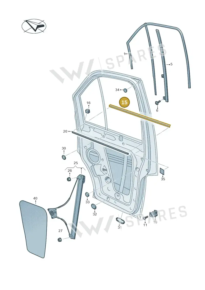 7C08374775AP — Volkswagen E-Crafter 35 (2018-2024) diagram 806837600, position 15