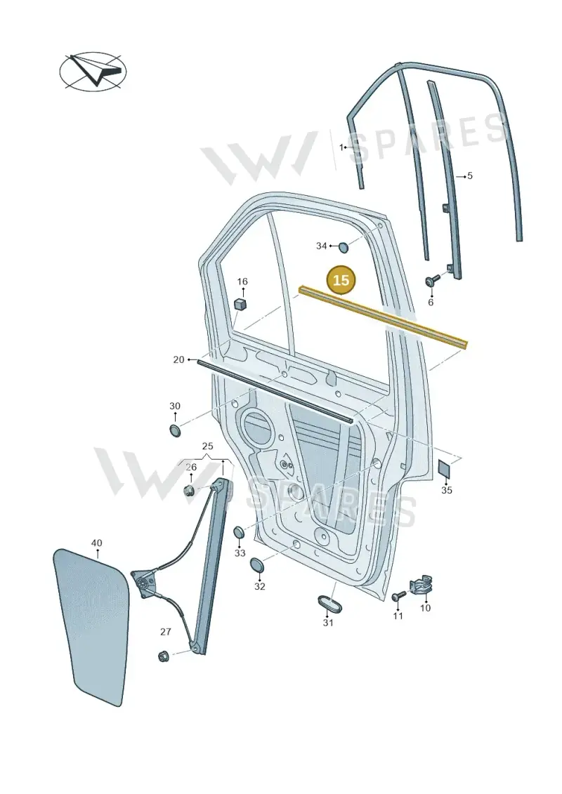7C08374785AP — Volkswagen E-Crafter 35 (2018-2024) diagram 806837600, position 15