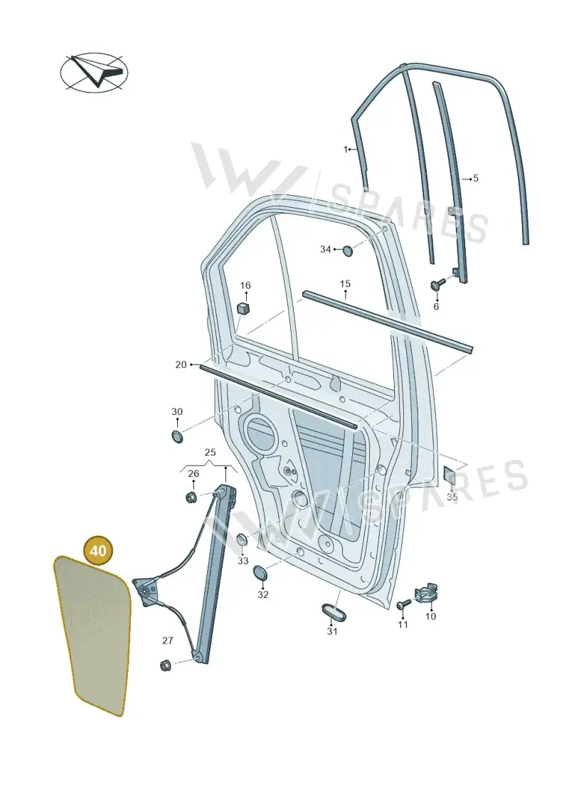 7C0837981C — Volkswagen E-Crafter 35 (2018-2024) diagram 806837600, position 40