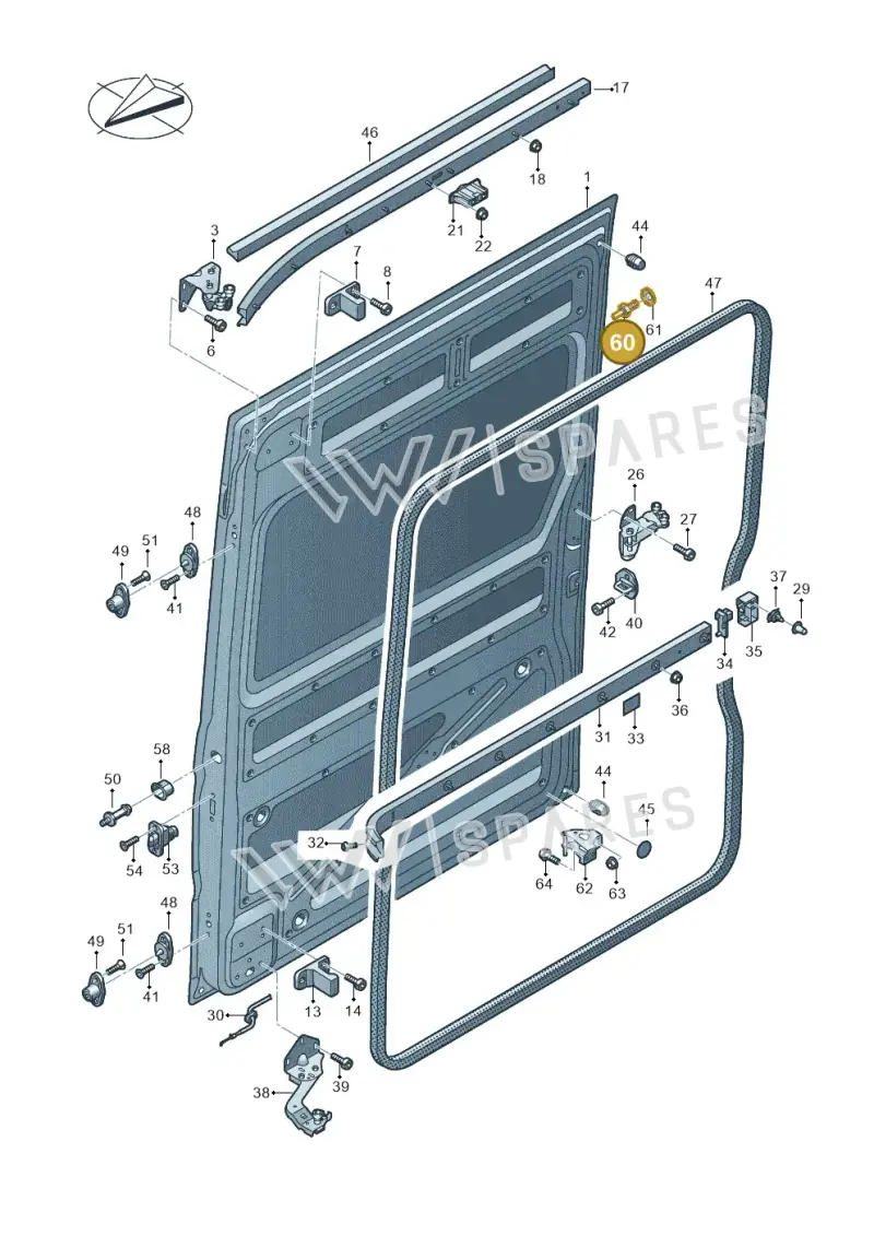 7C0843351 — Volkswagen E-Crafter 35 (2018-2024) diagram 806843100, position 60
