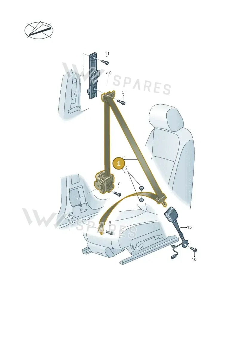 7C0857806AWGP — Volkswagen MAN TGE 55 (2016-2021) diagram 806857600, position 1