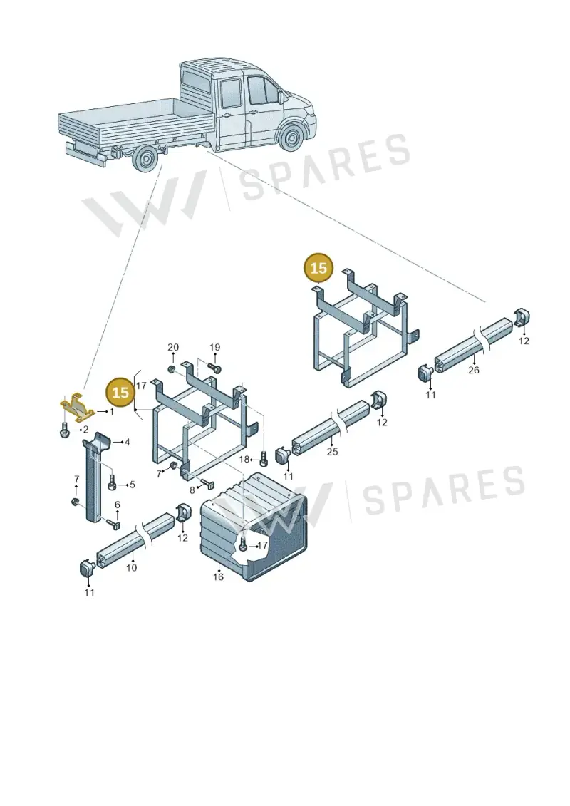 7C0859417C — Volkswagen Crafter (2016-2025) diagram 807803010, position 15