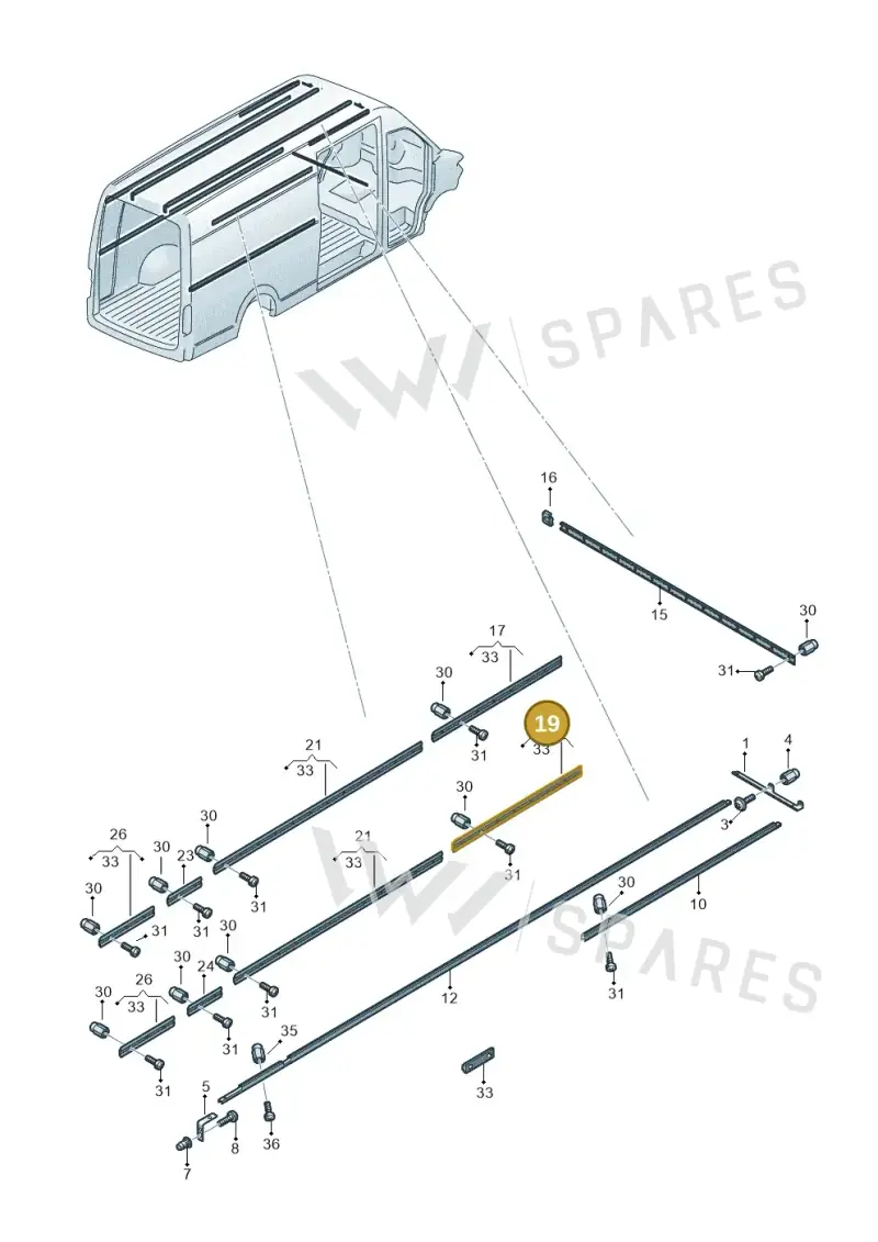7C0860654 — Volkswagen MAN TGE 55 (2016-2021) diagram 806860020, position 19