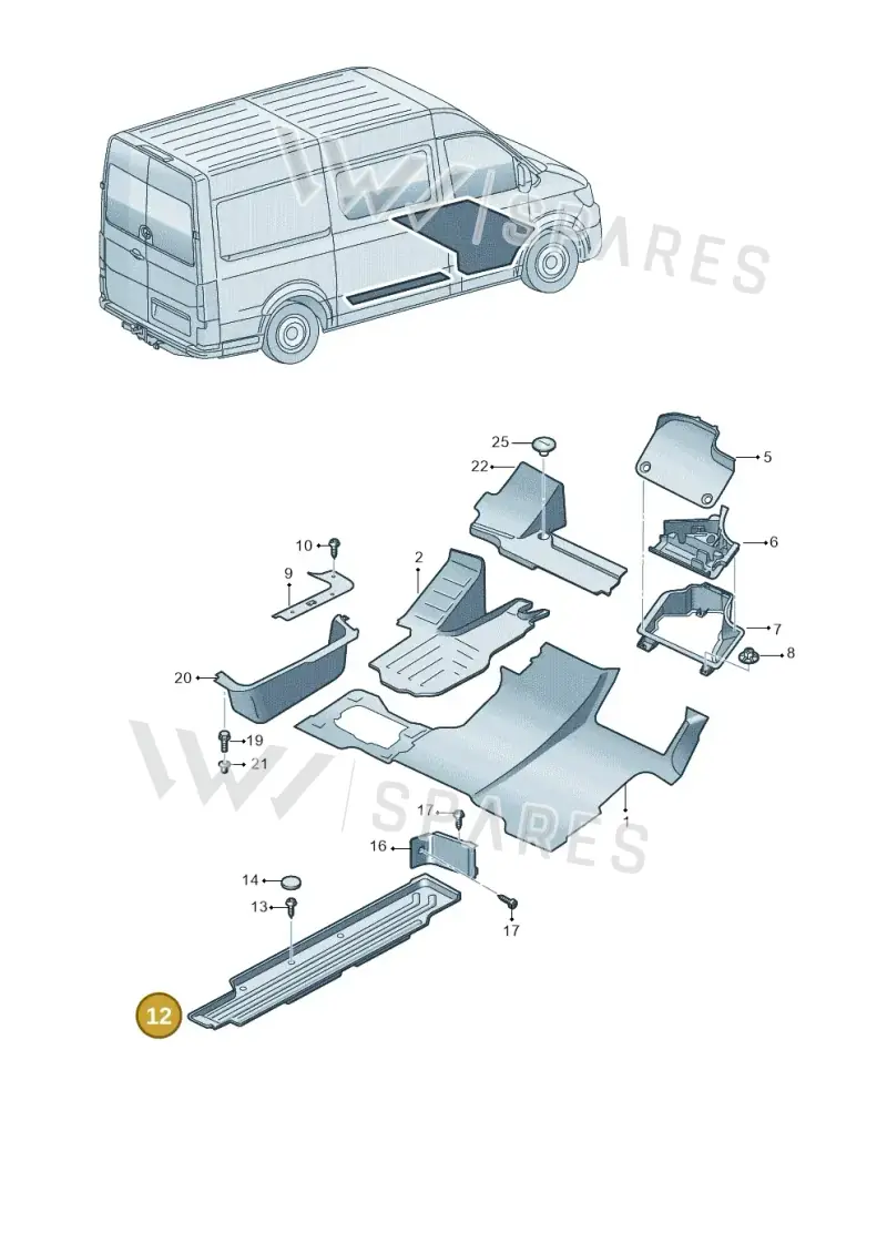 7C0863726A82V — Volkswagen E-Crafter 35 (2018-2024) diagram 599863000, position 12