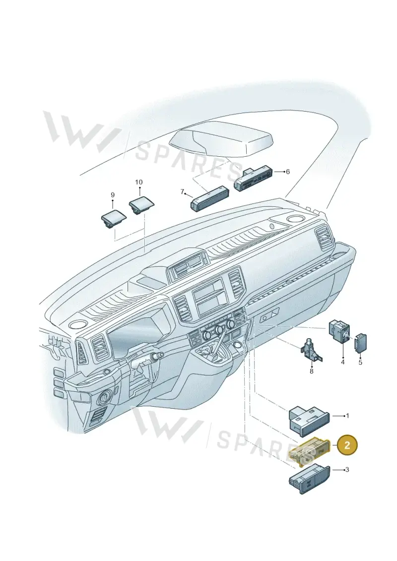 7C0927212ACWHS — Volkswagen E-Crafter 35 (2018-2024) diagram 806941540, position 2