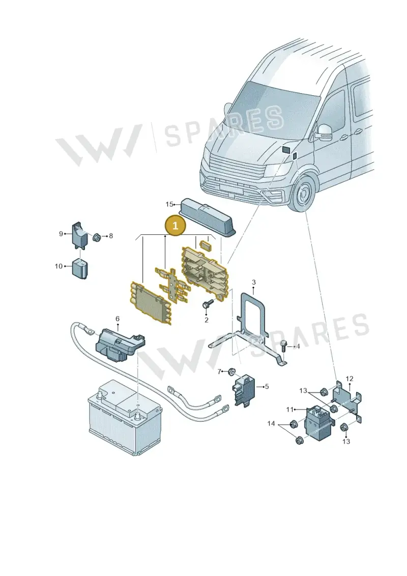 7C0937517AC — Volkswagen Crafter (2016-2025) diagram 806937200, position 1