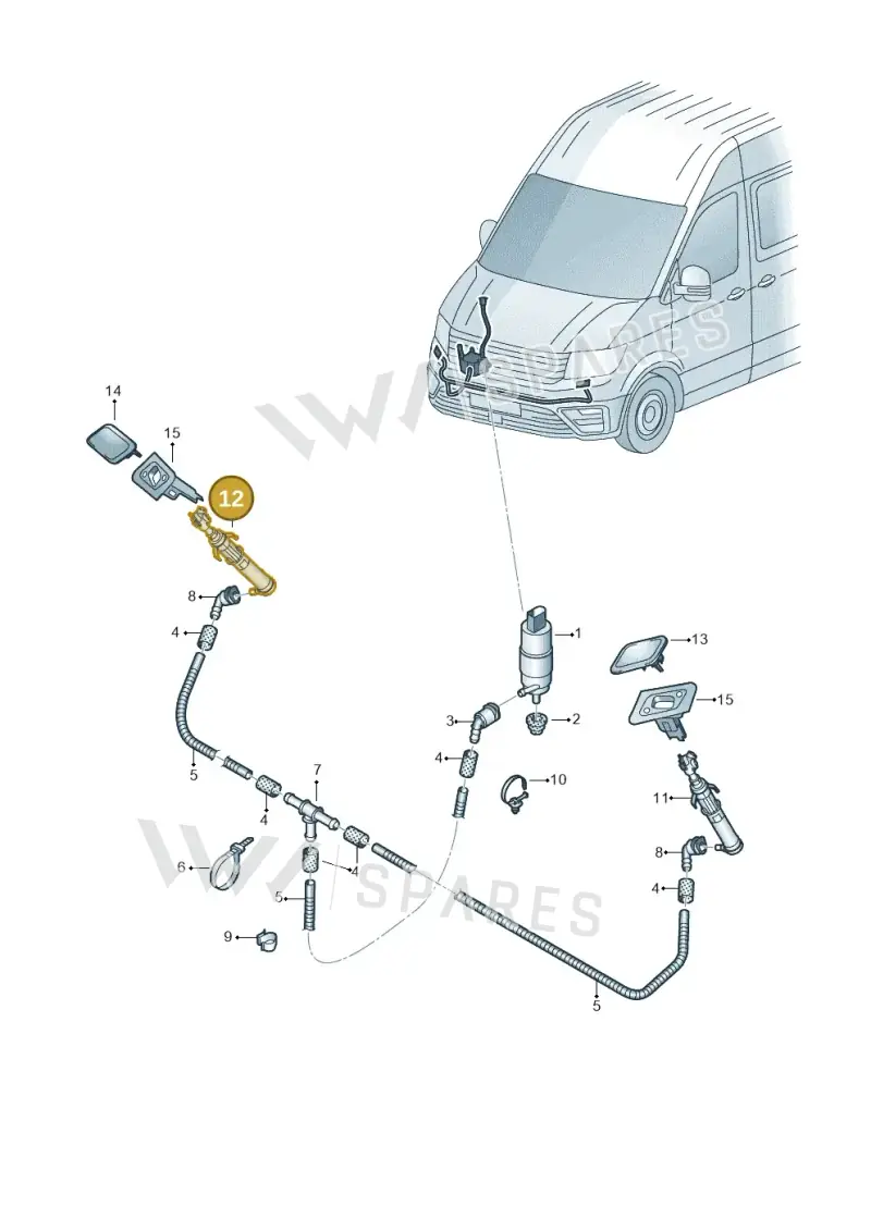 7C0955966 — Volkswagen E-Crafter 35 (2018-2024) diagram 806955300, position 12