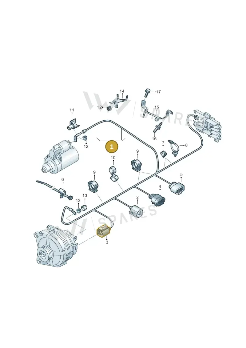 7C0971157K — Volkswagen MAN TGE 55 (2016-2021) diagram 806971001, position 1