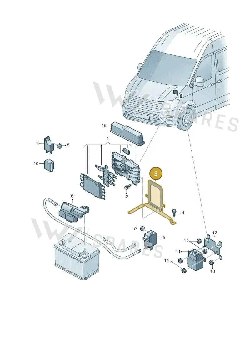 7C0971804 — Volkswagen Crafter (2016-2025) diagram 806937200, position 3