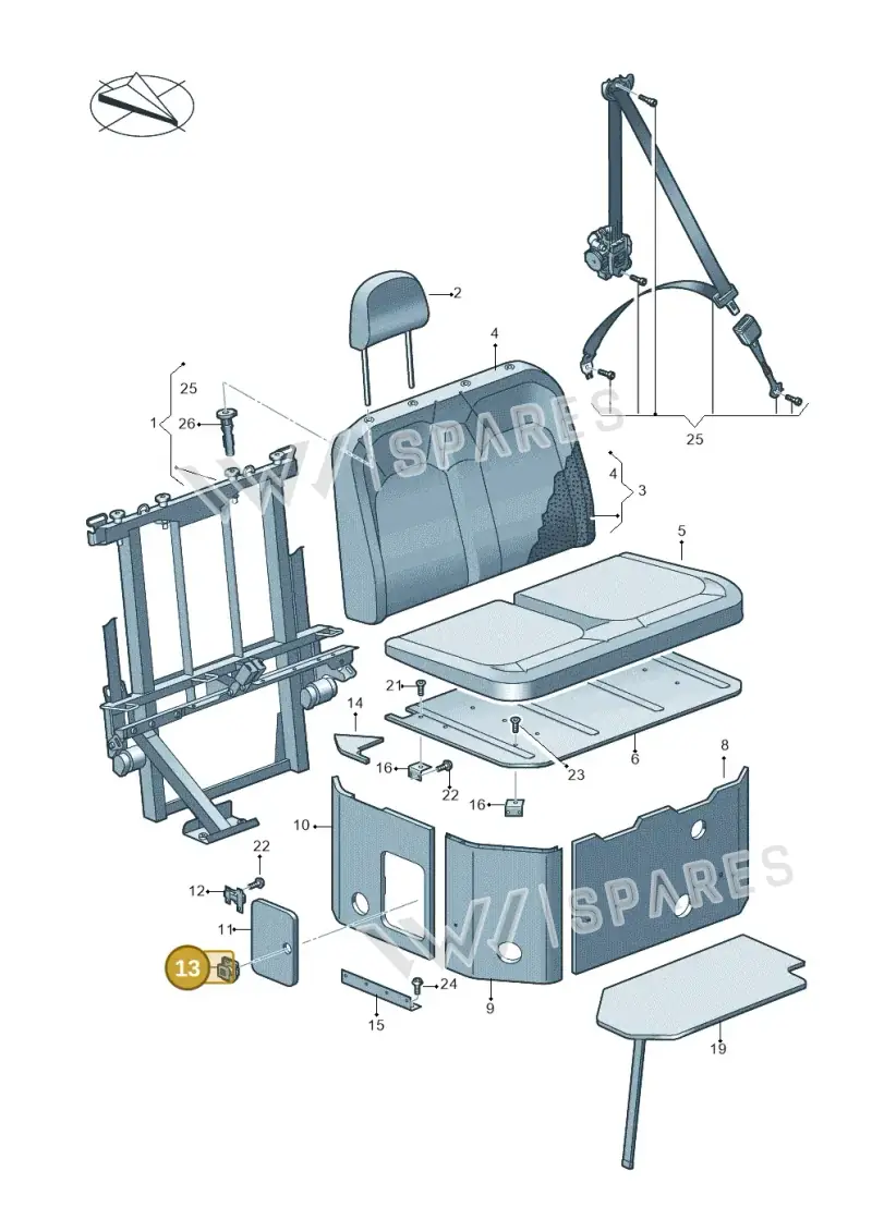7C4067244A — Volkswagen MAN TGE 55 (2016-2021) diagram 806067030, position 13