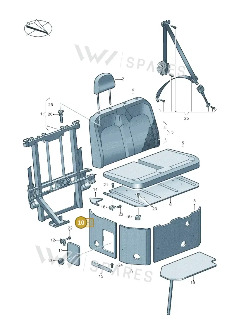 7C4067300C — Volkswagen MAN TGE 55 (2016-2021) diagram 806067030, position 10