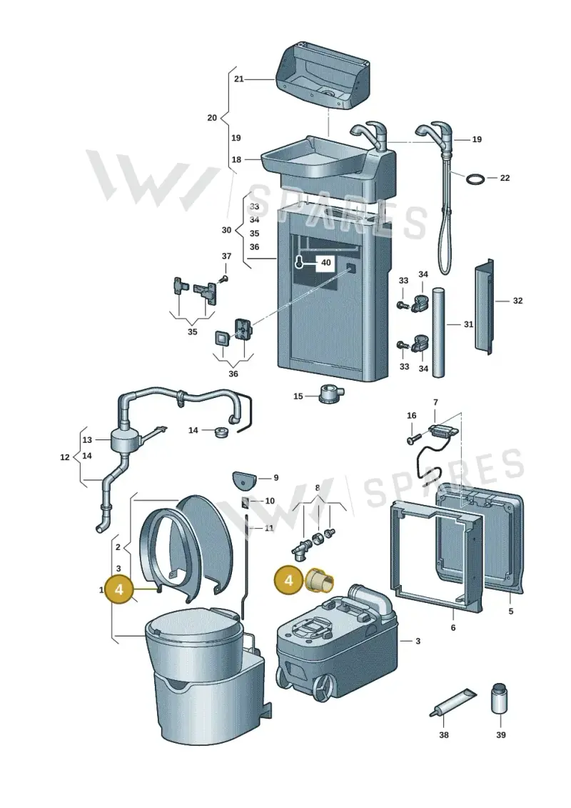 7C4068461 — Volkswagen MAN TGE 55 (2016-2021) diagram 806067005, position 4