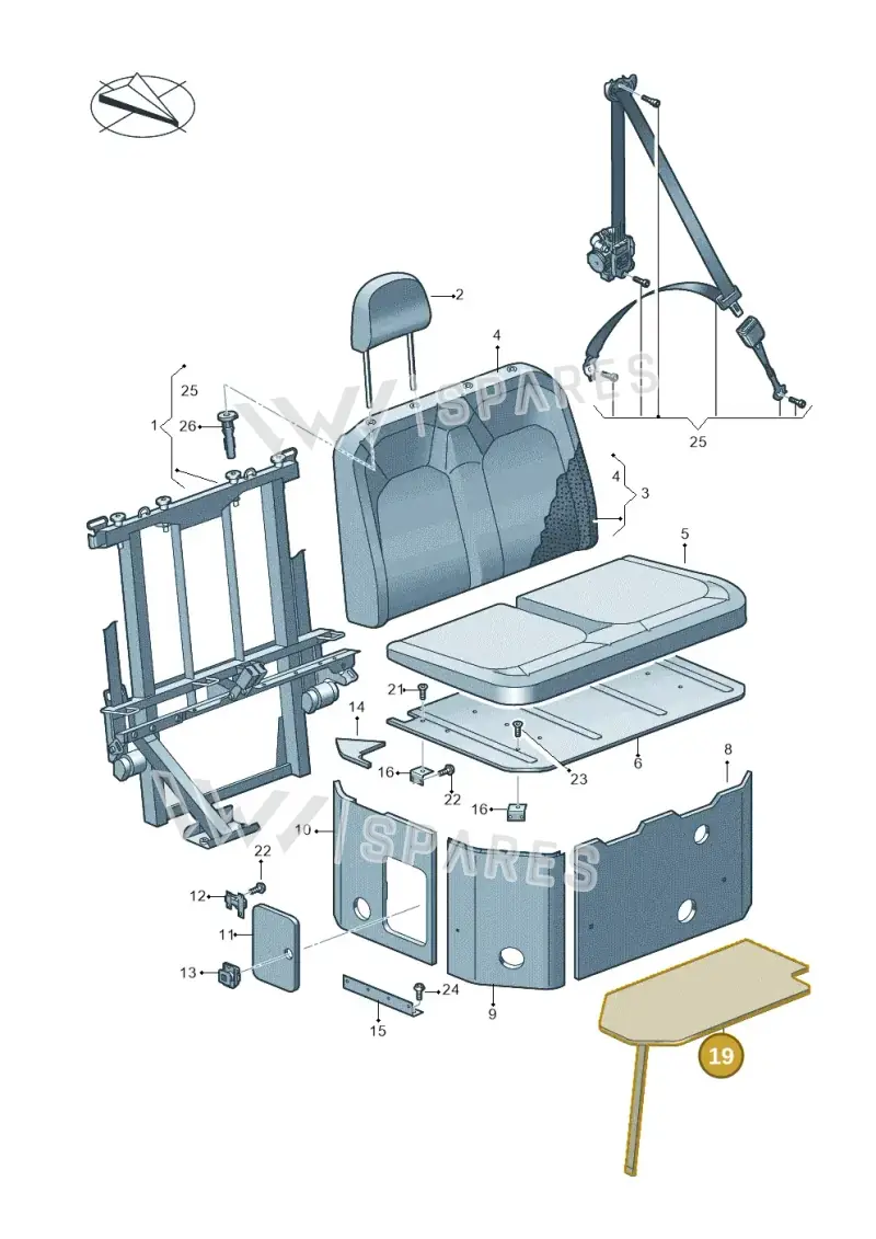 7C4068501C — Volkswagen MAN TGE 55 (2016-2021) diagram 806067030, position 19