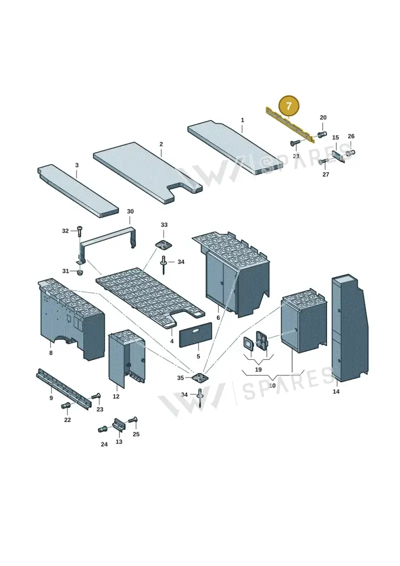 7C4861371B — Volkswagen MAN TGE 55 (2016-2021) diagram 806067002, position 7