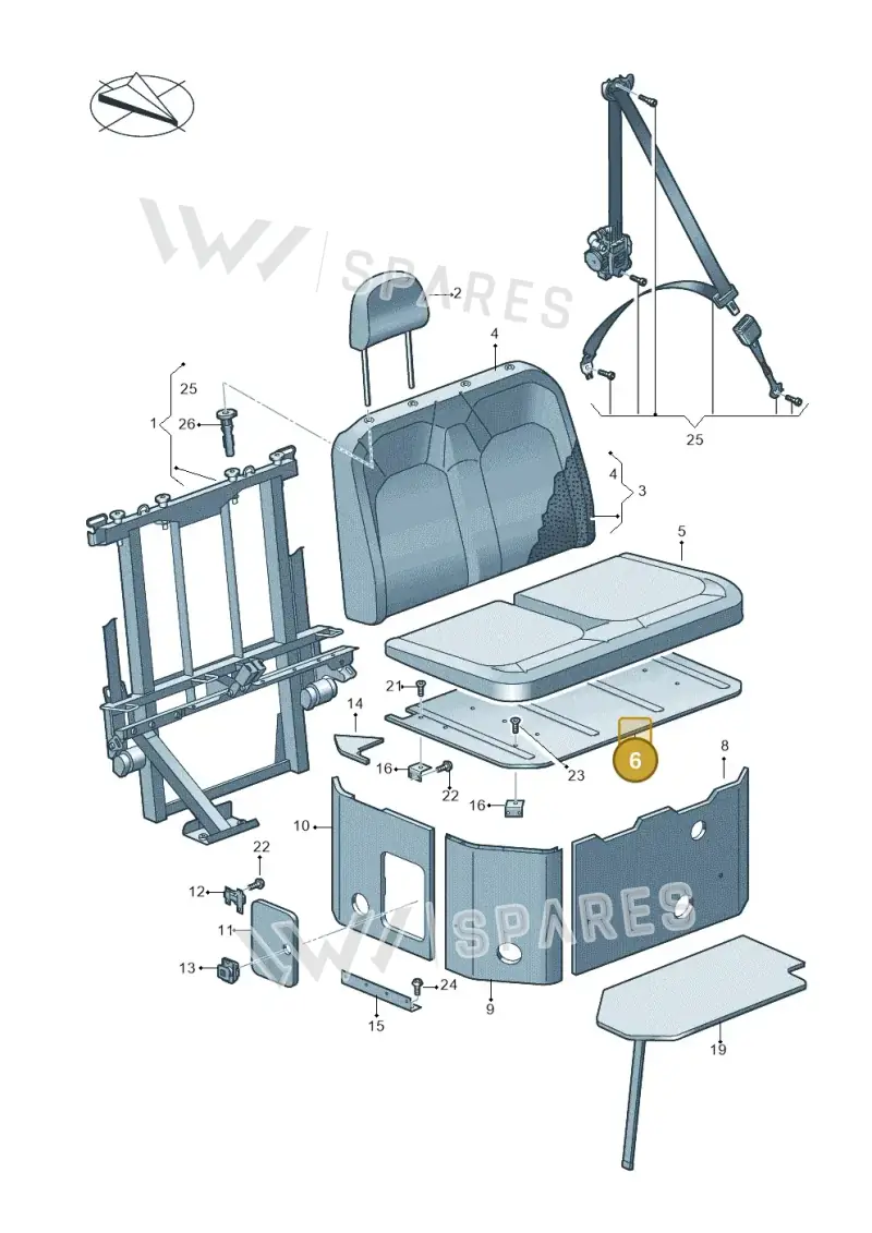 7C4881788B — Volkswagen MAN TGE 55 (2016-2021) diagram 806067030, position 6