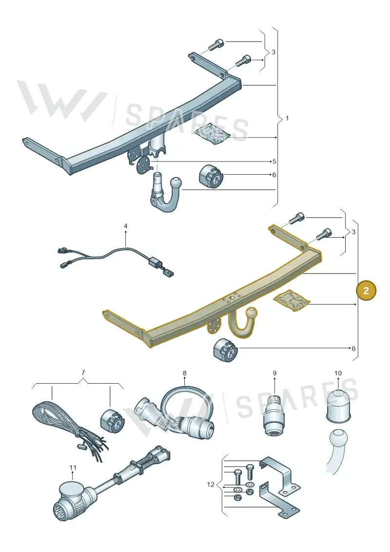 7E0092136B — Volkswagen Transporter Multivan (2019-2024) diagram 827071010, position 2