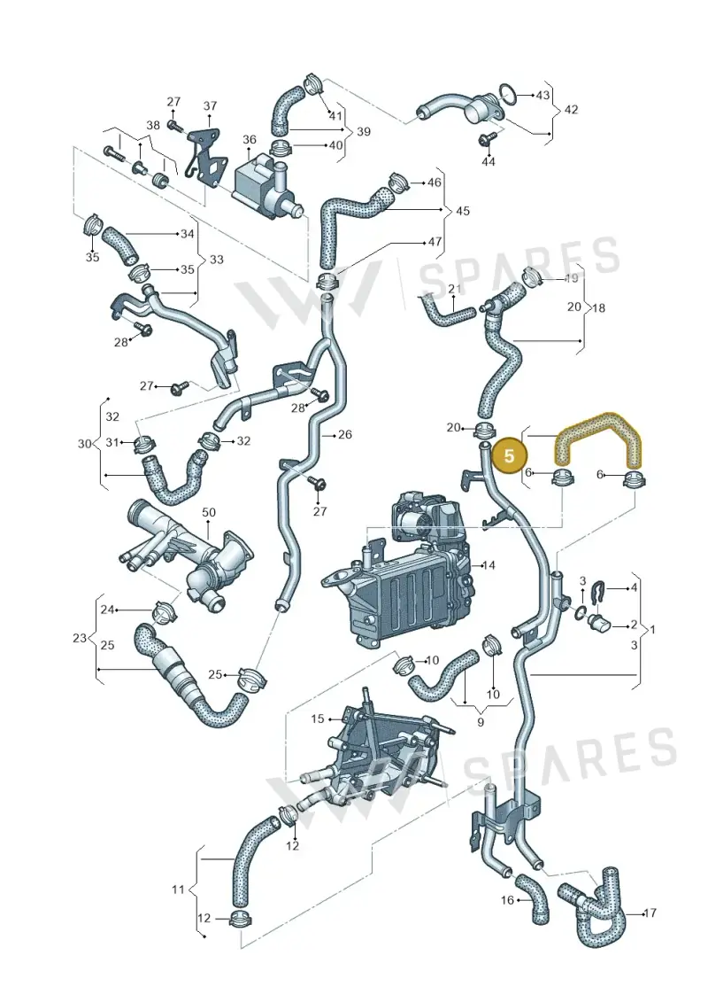 7E0122058P — Volkswagen Transport. multivan (2019-2024) diagram 861121720, position 5
