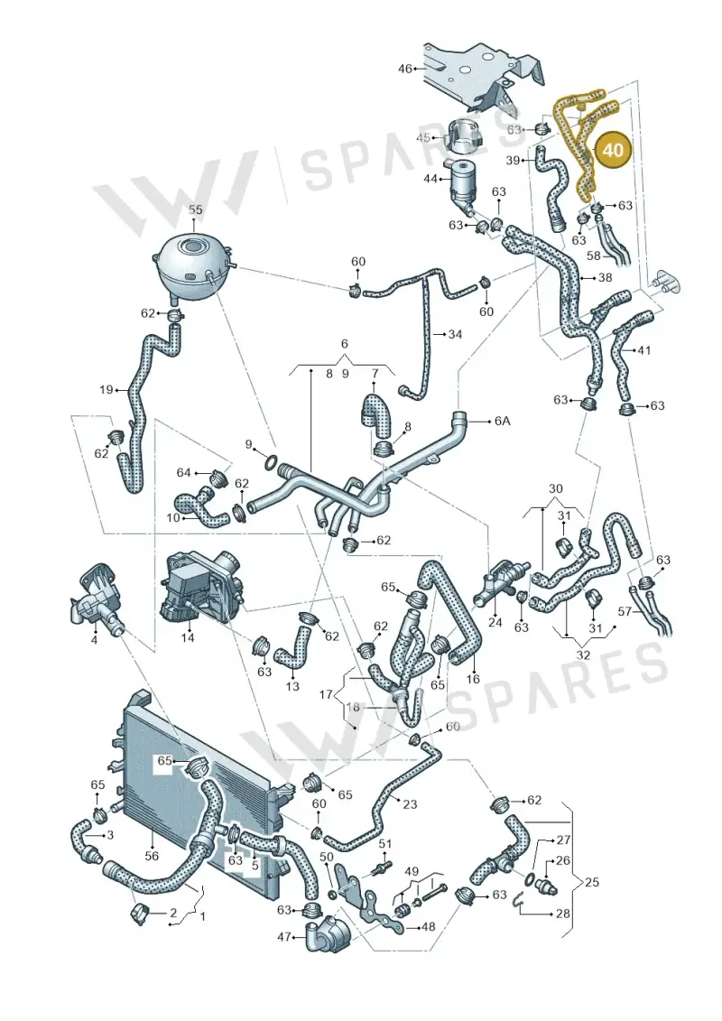 7E0122073L — Volkswagen Transp. caravelle (2011-2015) diagram 679121410, position 40