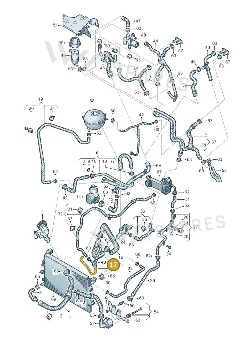 7E0122096L — Volkswagen Transp. caravelle (2011-2015) diagram 679121430, position 17