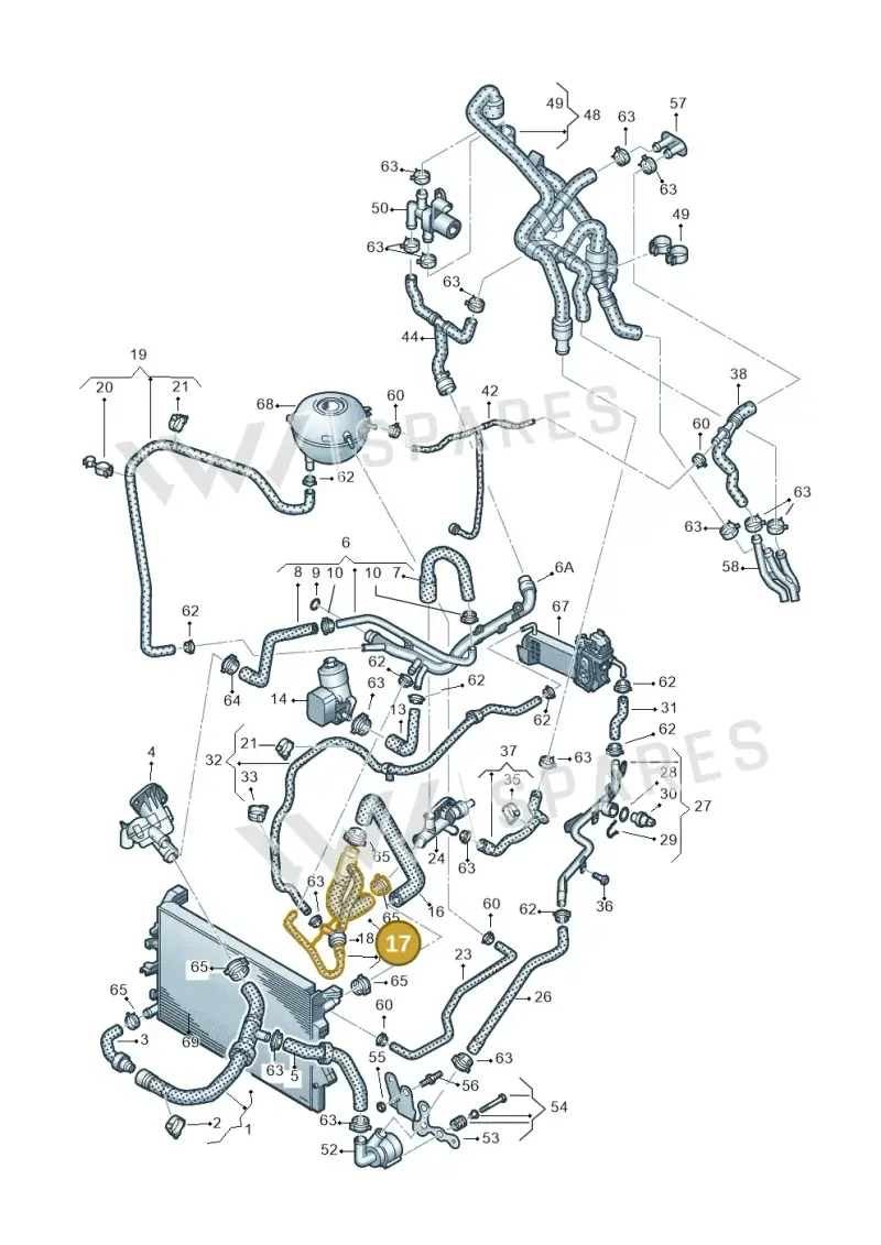 7E0122096L — Volkswagen Transp. caravelle (2011-2015) diagram 679121450, position 17