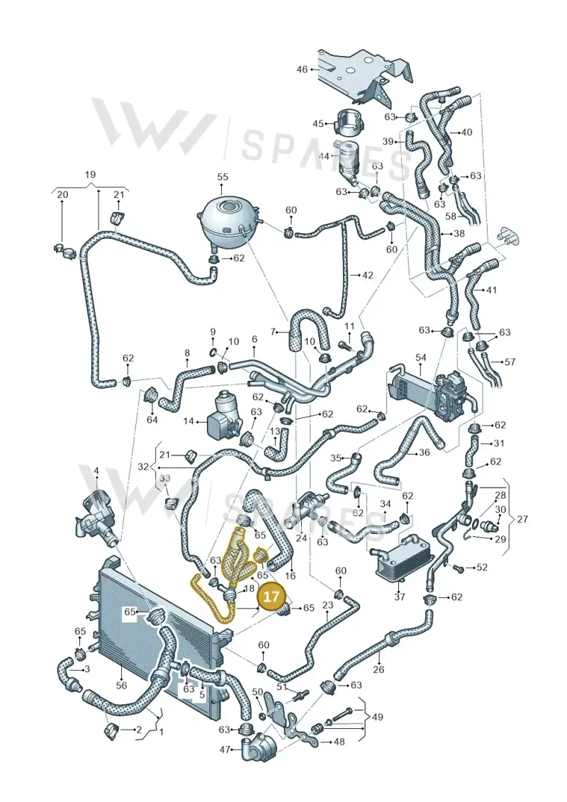 7E0122096L — Volkswagen Caravelle (2015-2019) diagram 861121500, position 17