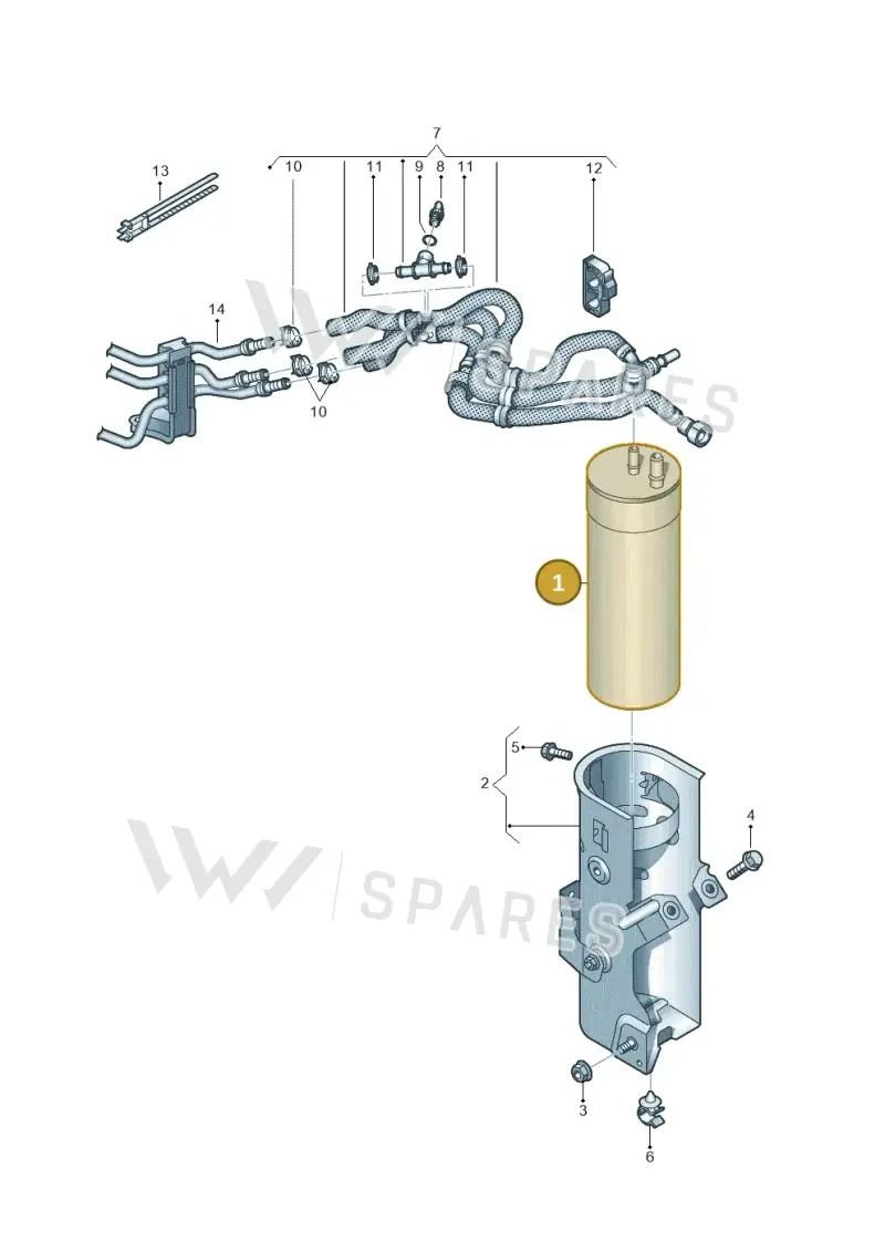 7E0127401A — Volkswagen Caravelle (2015-2019) diagram 862127000, position 1