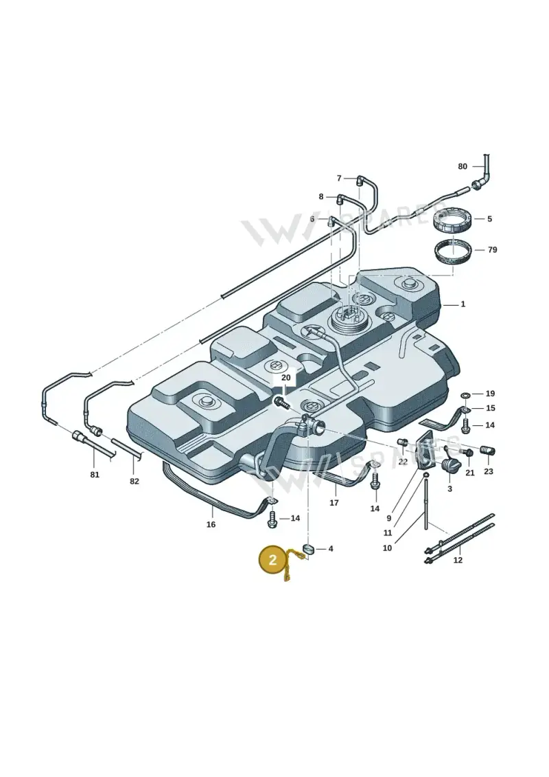 7E0201142 — Volkswagen Transport. multivan (2019-2024) diagram 7em201060, position 2