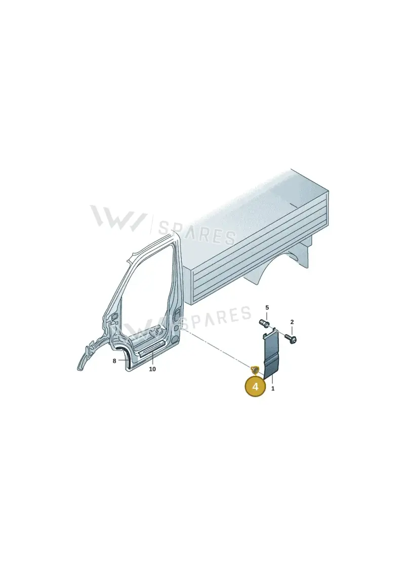 7E0843514 — Volkswagen Single-cab transp. (2019-2024) diagram 7fp853030, position 4