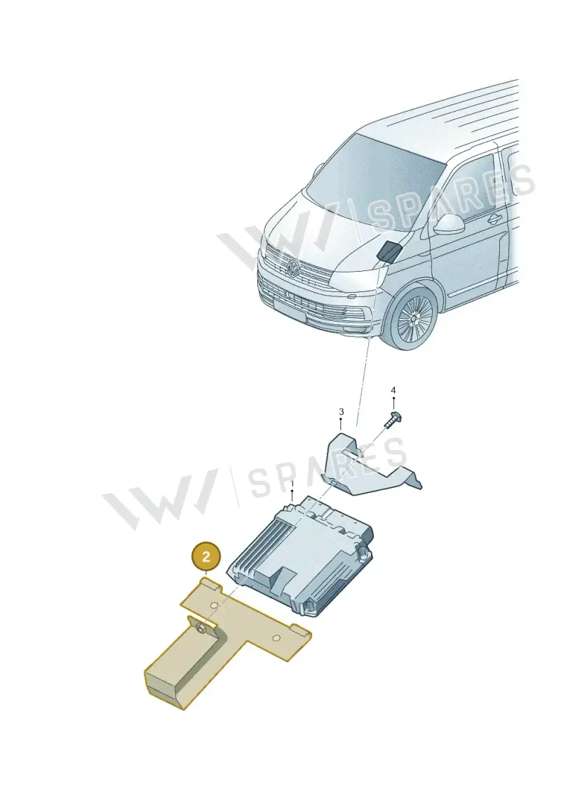 7E0907269 — Volkswagen Transport. multivan (2019-2024) diagram 861906200, position 2