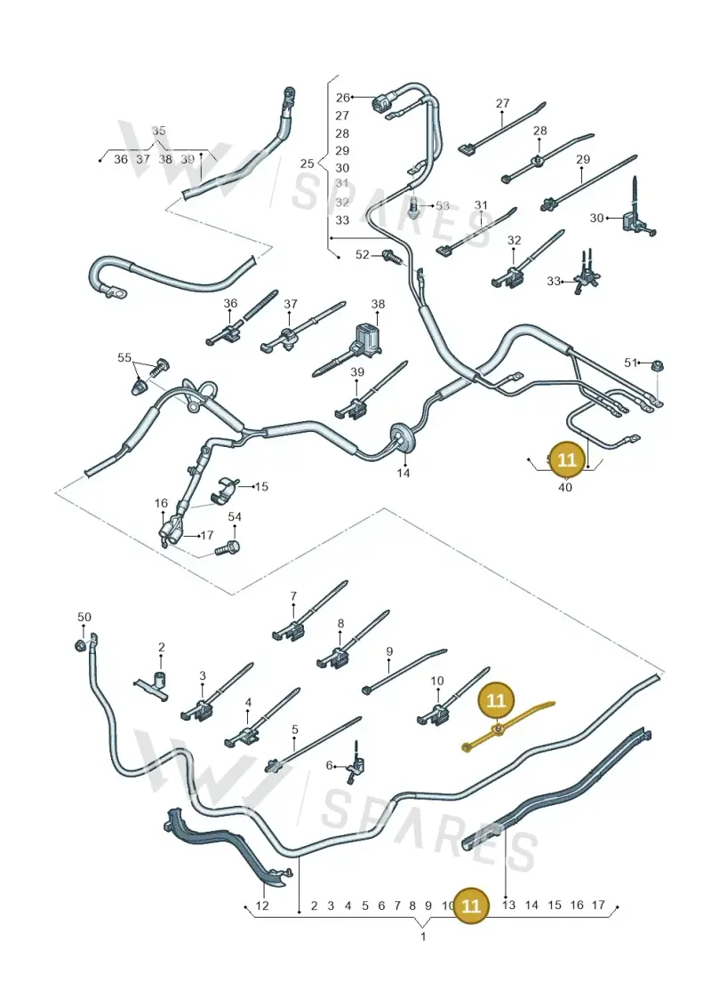 7E0971838 — Audi A8 (2017-2025) diagram 838972020, position 11