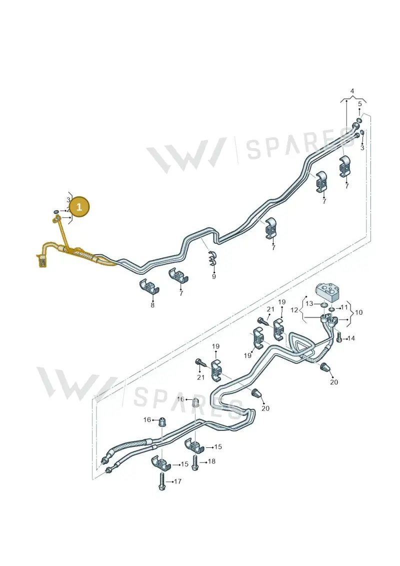 7E1820885B — Volkswagen Transport. multivan (2019-2024) diagram 861260600, position 1