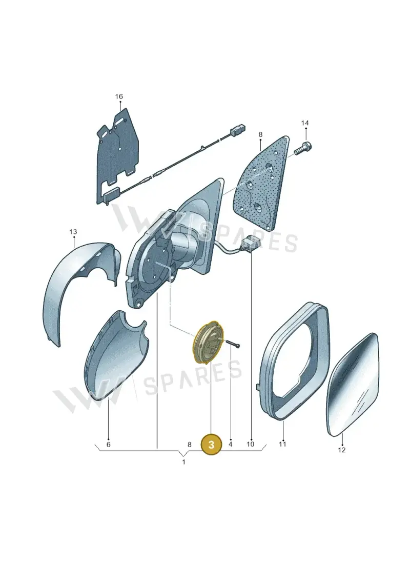 7E1857049 — Volkswagen Amarok twin cab (2022-) diagram 894857400, position 3