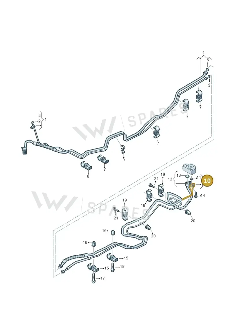 7E3816732 — Volkswagen Transport. multivan (2019-2024) diagram 861260600, position 10