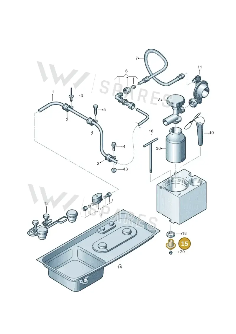 7E7068127A — Volkswagen Caravelle (2019-2024) diagram 452068400, position 15
