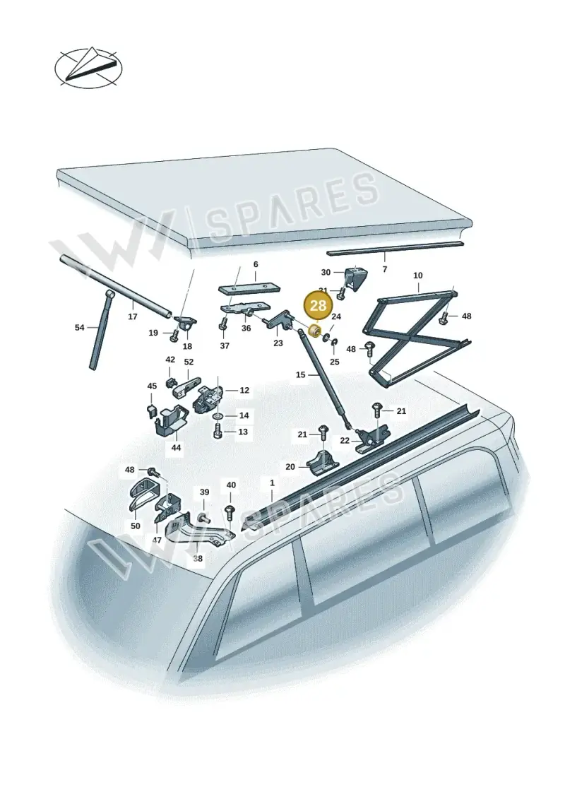 7H0067533 — Volkswagen Multivan (2021-) diagram 7t0875250, position 28