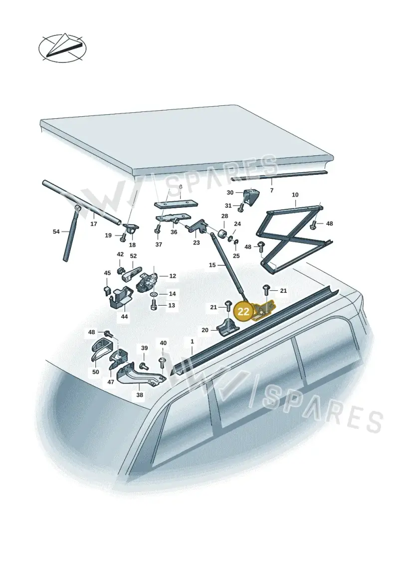 7H0067538 — Volkswagen Multivan (2021-) diagram 7t0875250, position 22