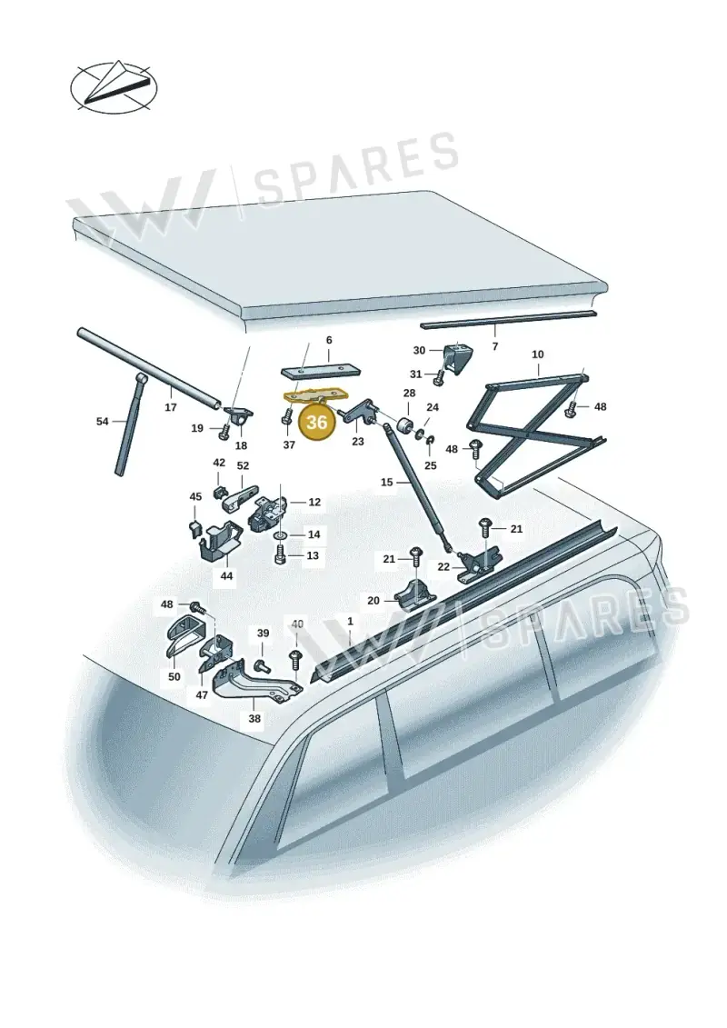 7H0067549 — Volkswagen Multivan (2021-) diagram 7t0875250, position 36