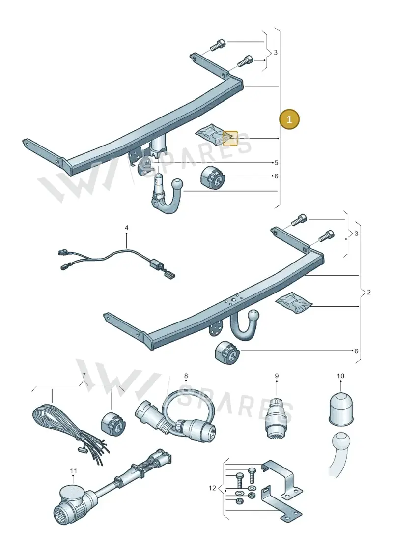 7H0092155B — Volkswagen Transporter Multivan (2019-2024) diagram 827071010, position 1