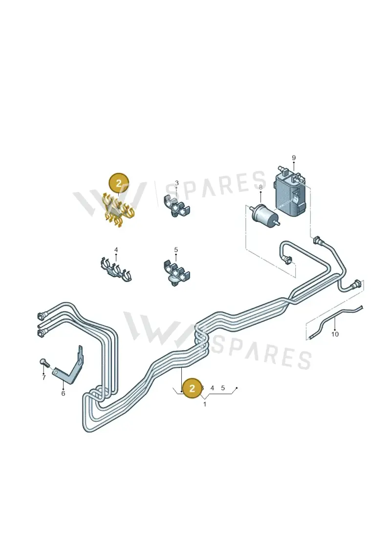 7H0201449 — Volkswagen Transp. caravelle (2011-2015) diagram 731201150, position 2