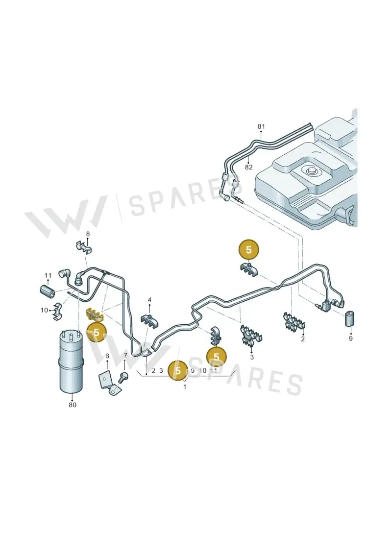 7H0201897 — Volkswagen Transport. multivan (2019-2024) diagram 862201300, position 5