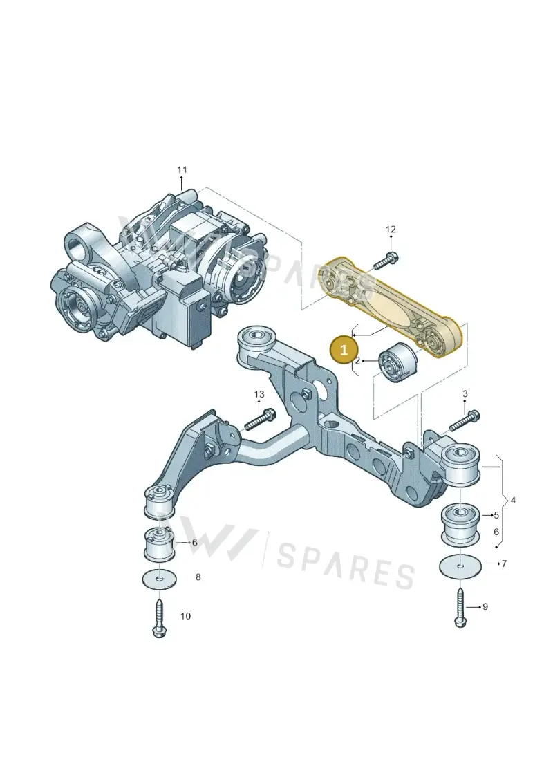 7H0599285 — Volkswagen Transport. multivan (2019-2024) diagram 410599050, position 1