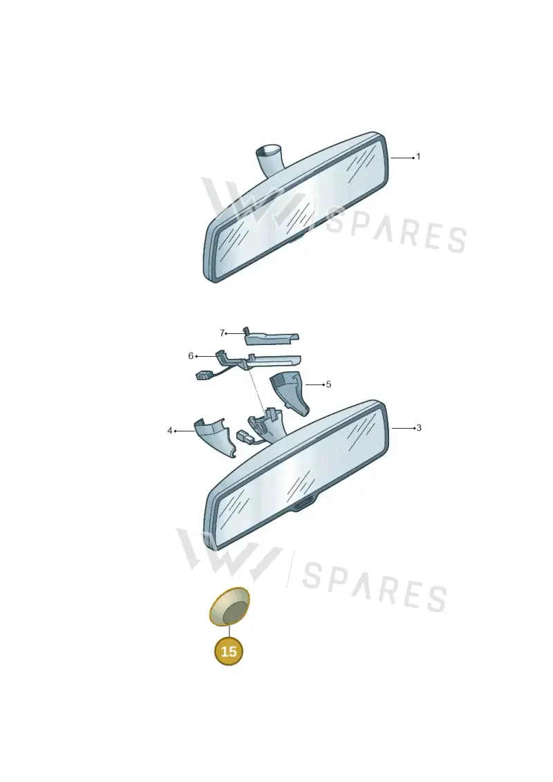 7H0857573 — Volkswagen Transp. caravelle (2011-2015) diagram 679857470, position 15