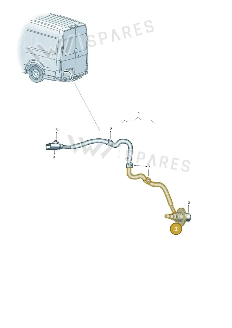 7H0945527 — Volkswagen MAN TGE 55 (2016-2021) diagram 806971900, position 3