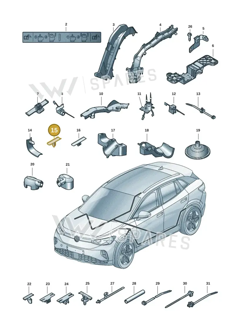 7H0971848D — Volkswagen ID.4 Pro (2020-2023) diagram 11a972001, position 15