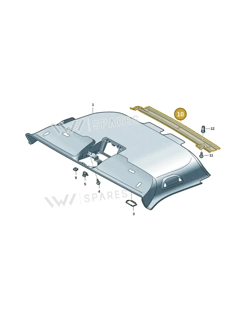 7H5867752E — Volkswagen Transporter Multivan (2019-2024) diagram 7em867055, position 10