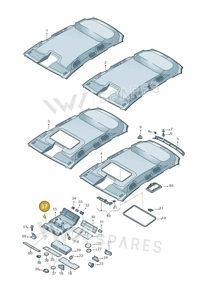 7H5880925 — Volkswagen Touareg                08> (2007-) diagram 274867550, position 17