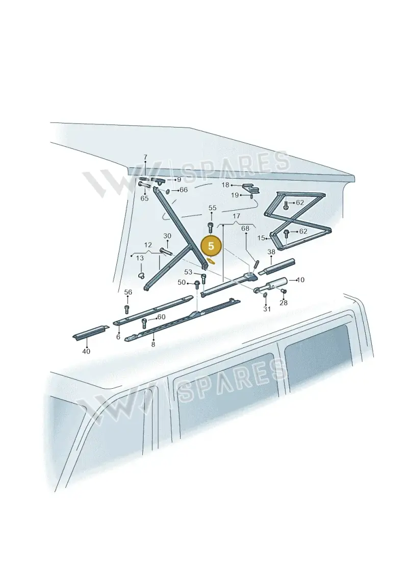 7H7067071 — Volkswagen Multivan (2021-) diagram 452875200, position 5