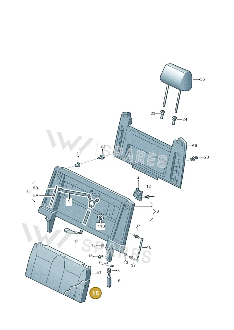 7H7067367F — Volkswagen Caravelle (2015-2019) diagram 861883080, position 16